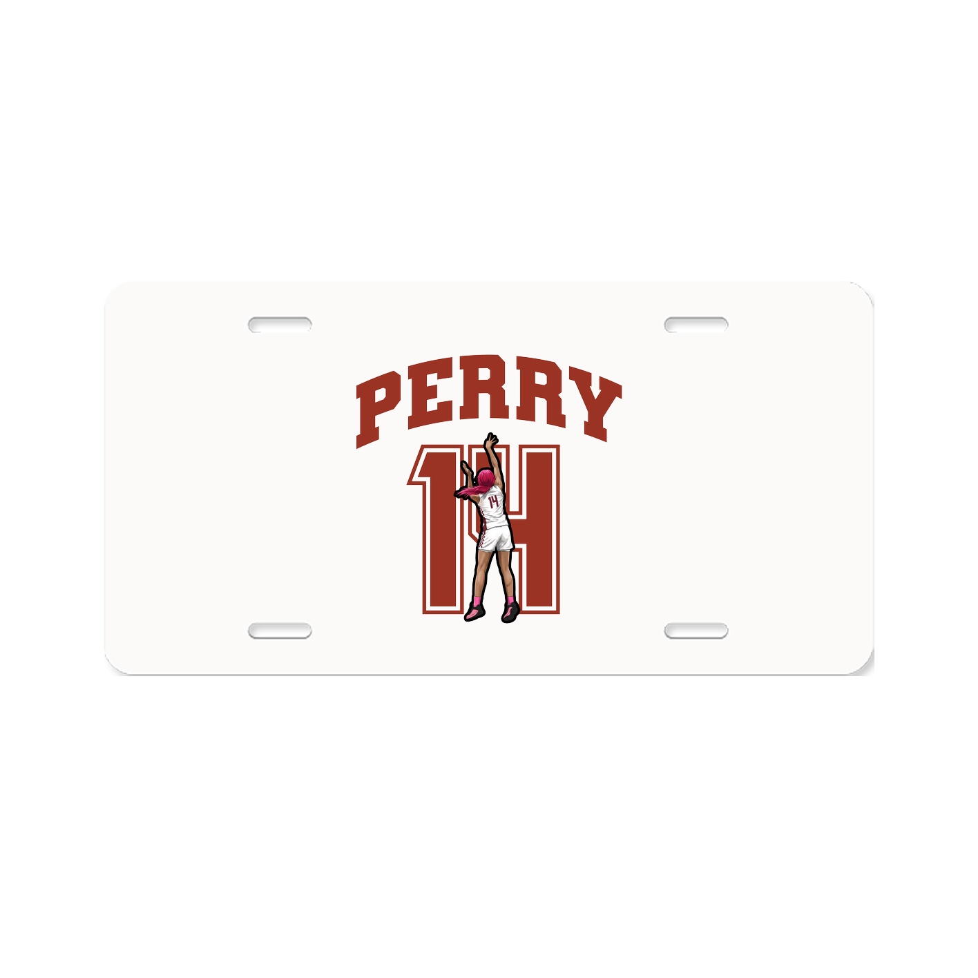 License Plate — Number in Classic