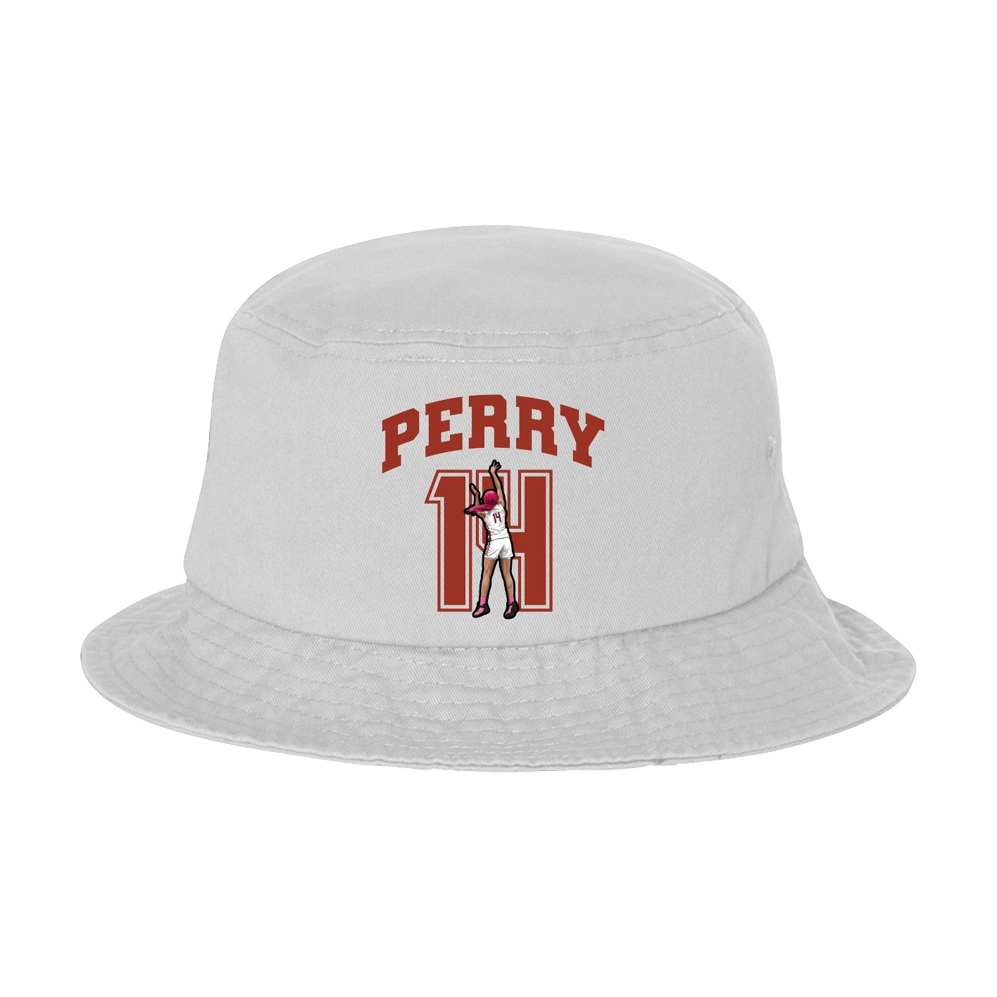 Bucket Cap — Number in White
