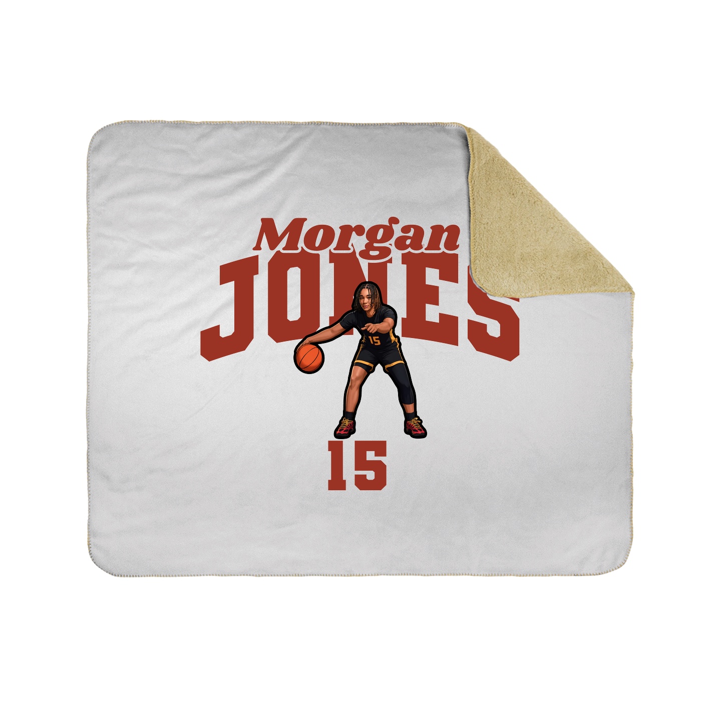 Throw Blanket — Signature Arch in White