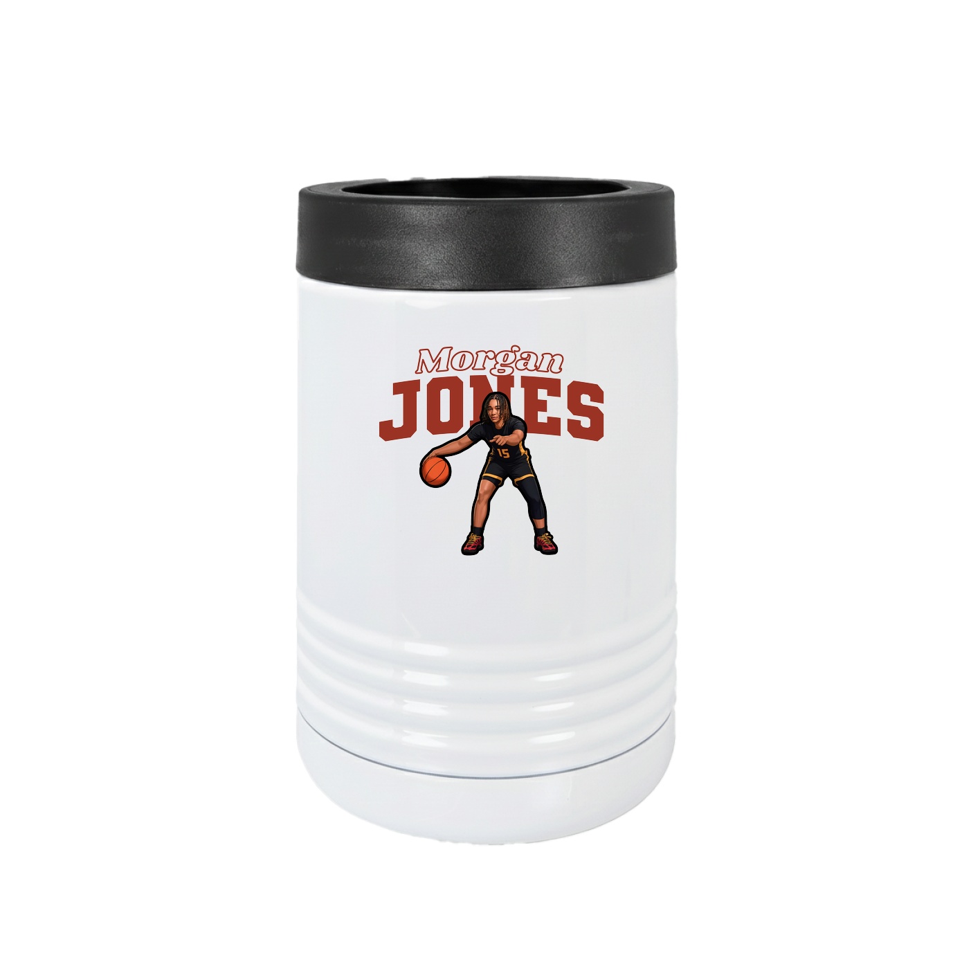 Beverage Holder — Name Arch in White