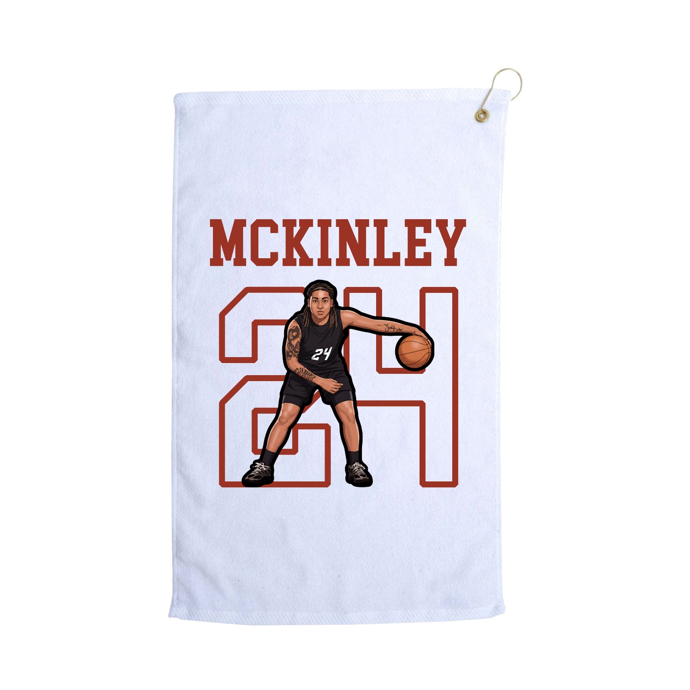 Golf Towel — Shirsey in White