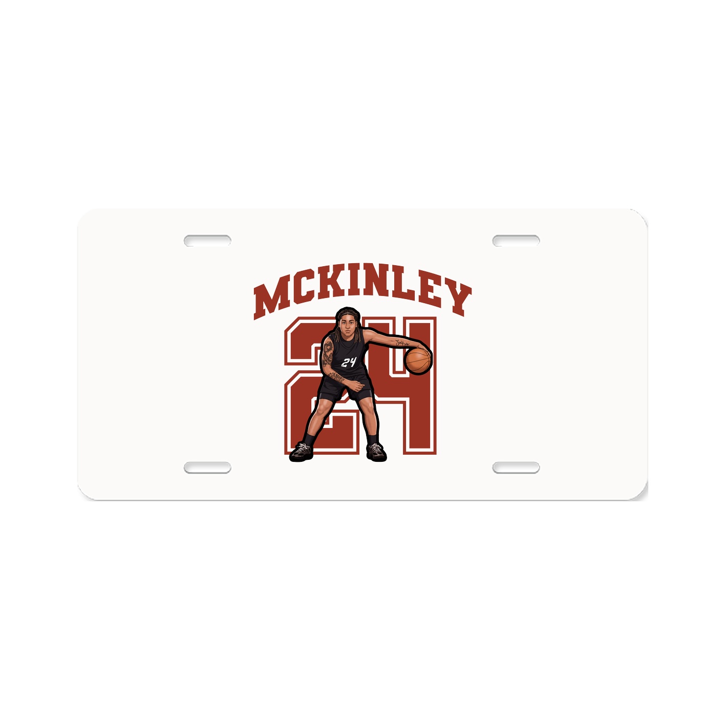 License Plate — Number in Classic