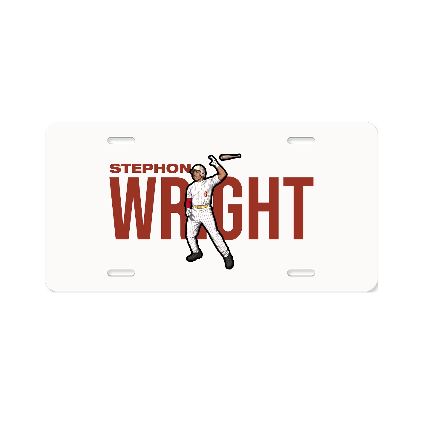 License Plate — Player Name in Classic
