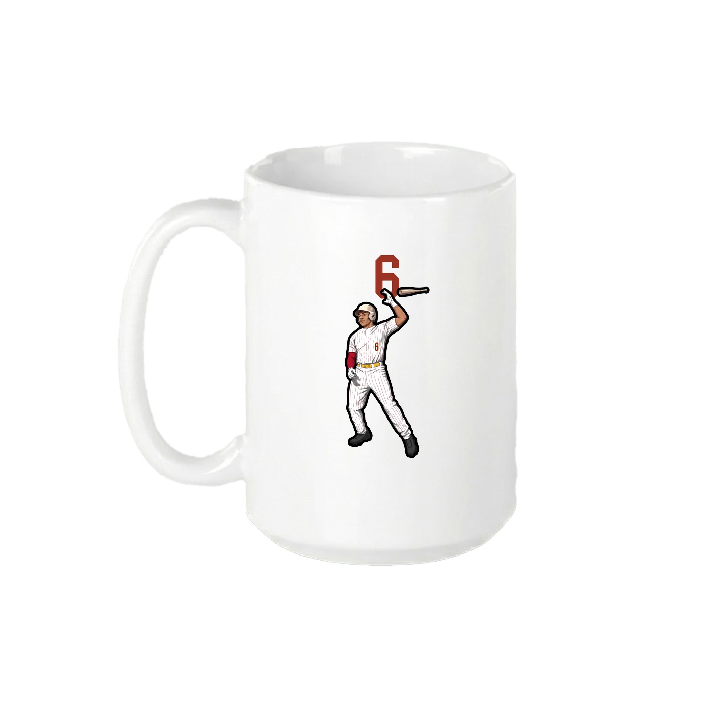 15oz Coffee Mug — Number Top in White