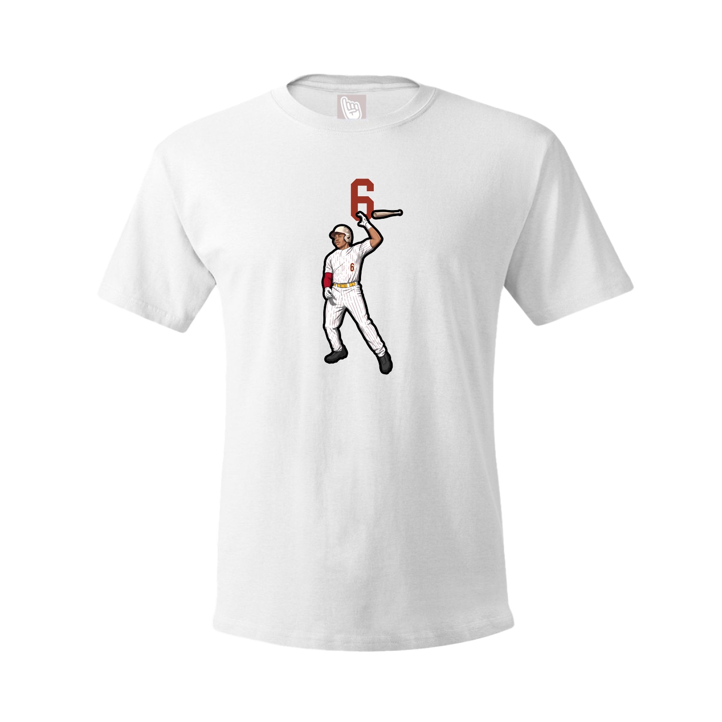 Tee — Number Top in White