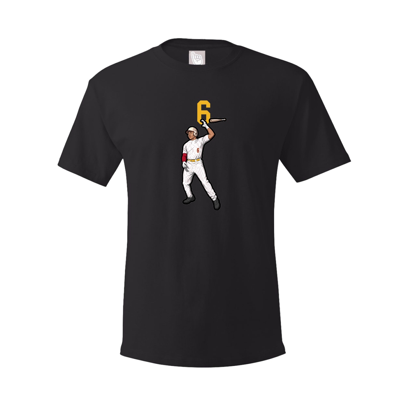 Youth Tee — Number Top in Black