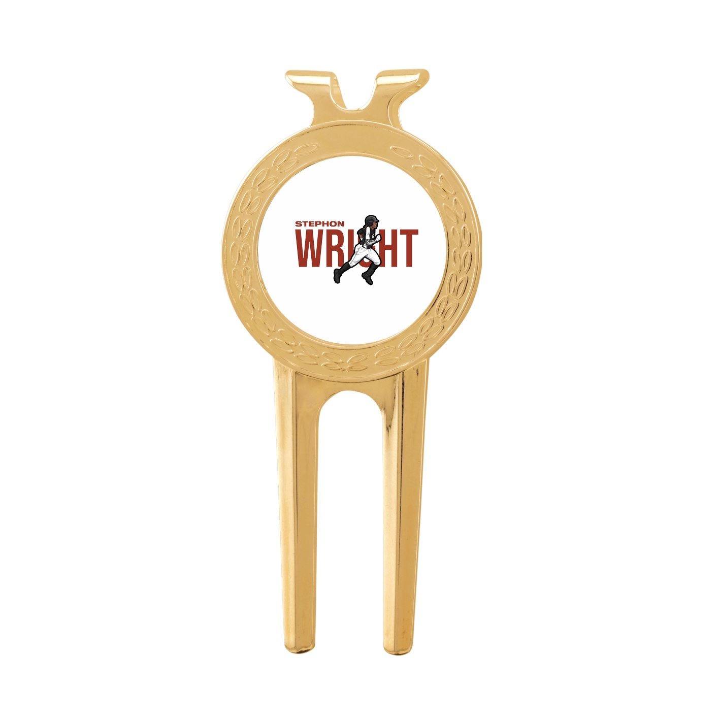 Divot Tool with Ball Marker — Player Name in Classic