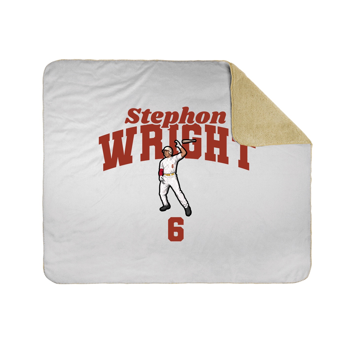 Throw Blanket — Signature Arch in White