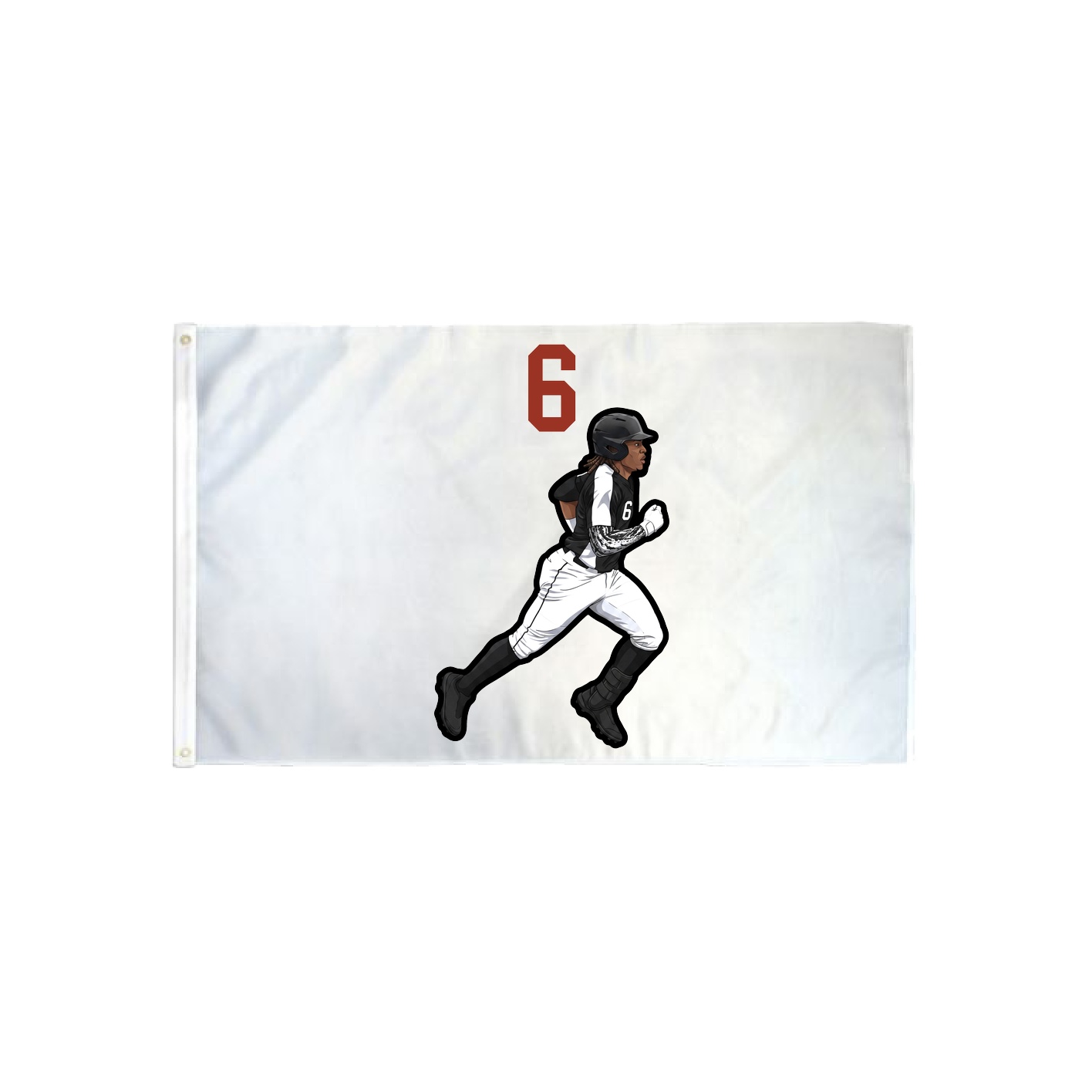 3x5 Flag — Number Top in Classic