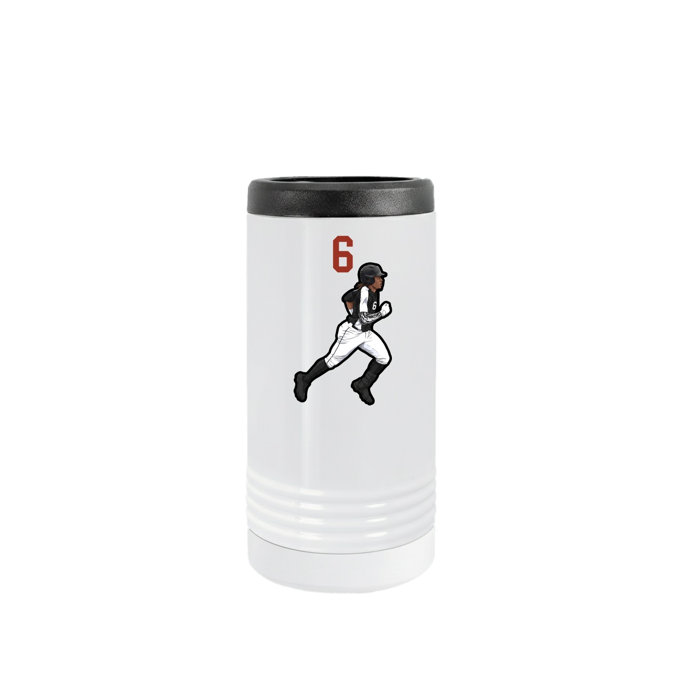 Slim Beverage Holder — Number Top in White