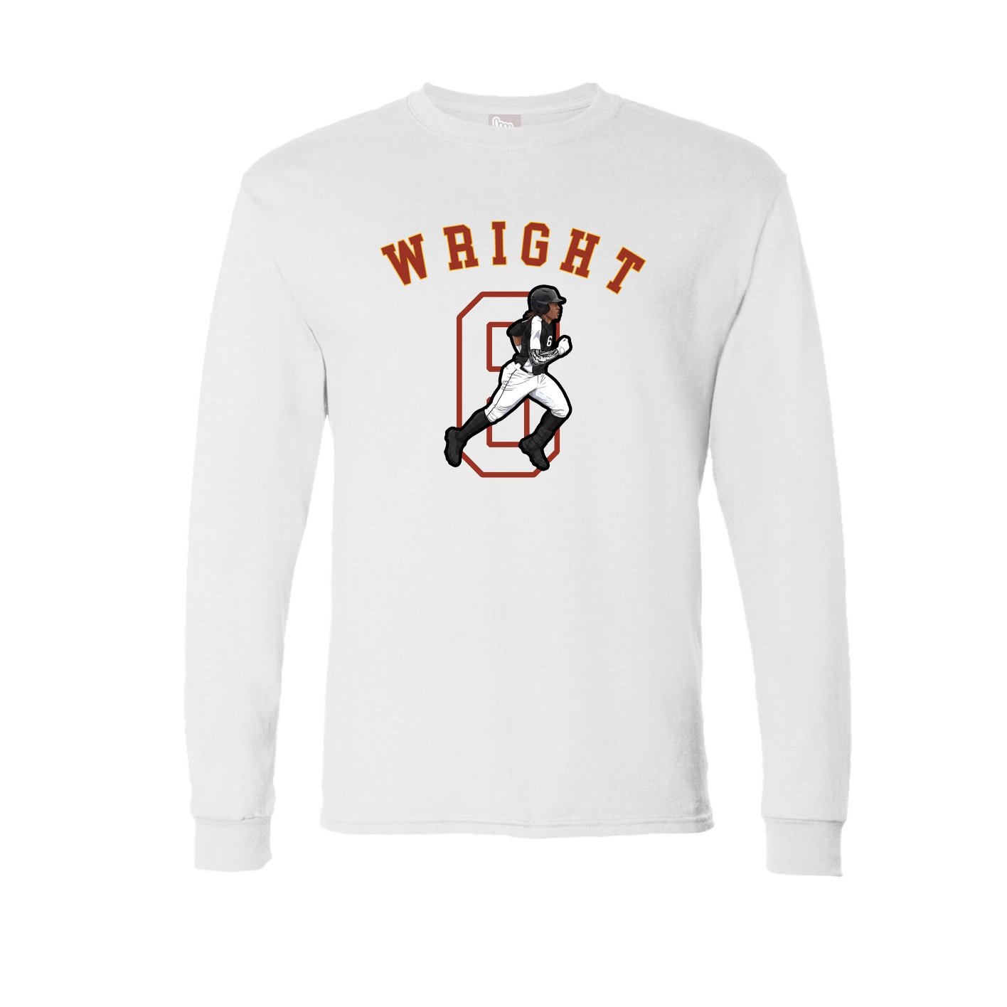 Long Sleeve Tee — Shirsey Arch in White