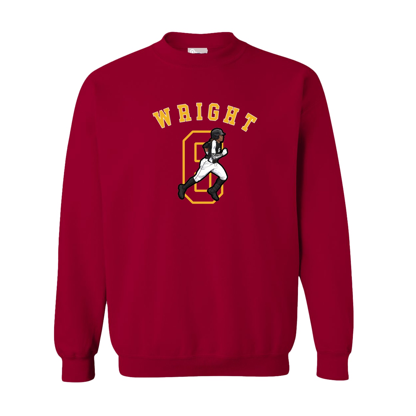 Fleece Crew — Shirsey Arch in Cardinal
