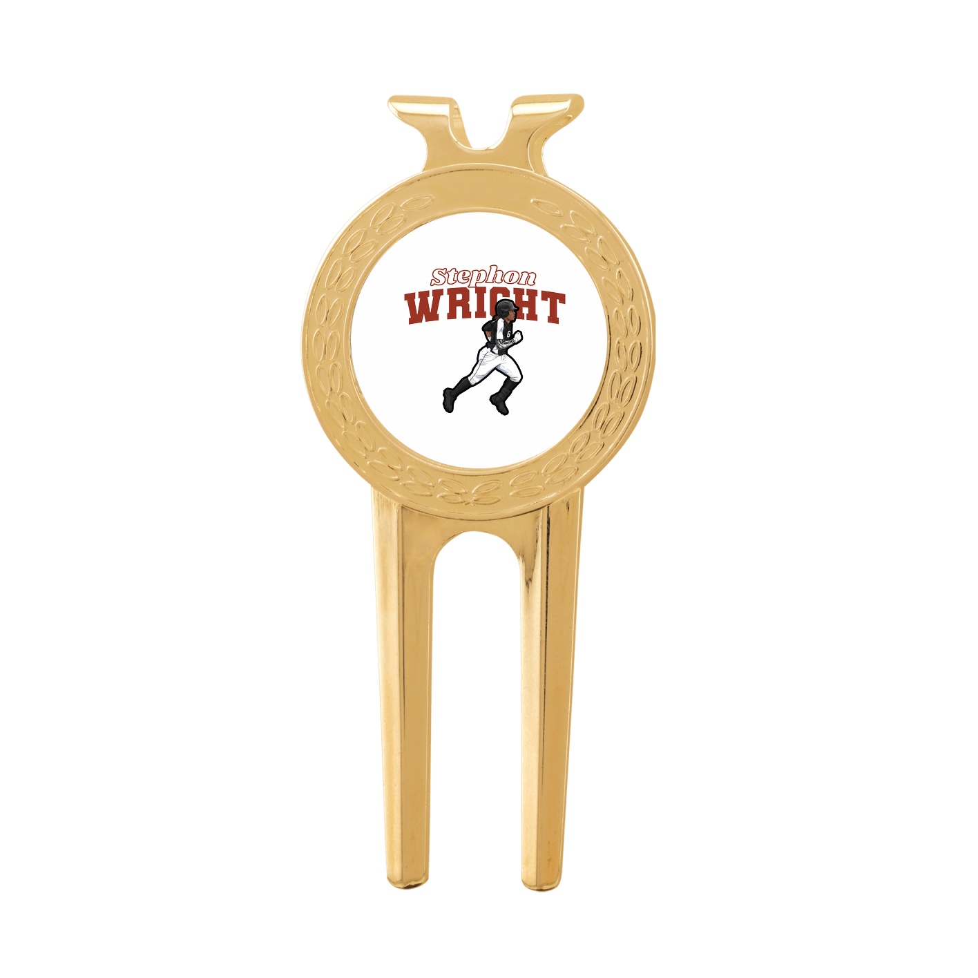 Divot Tool with Ball Marker — Name Arch in Classic