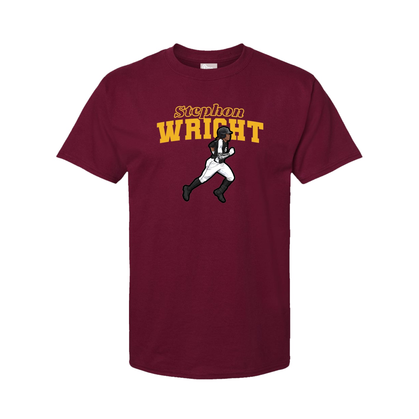 Youth Tee — Name Arch in Cardinal