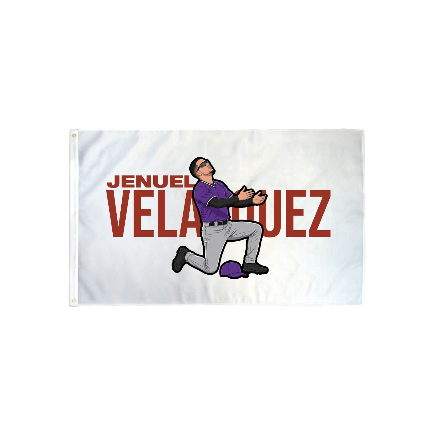 3x5 Flag — Player Name in Classic