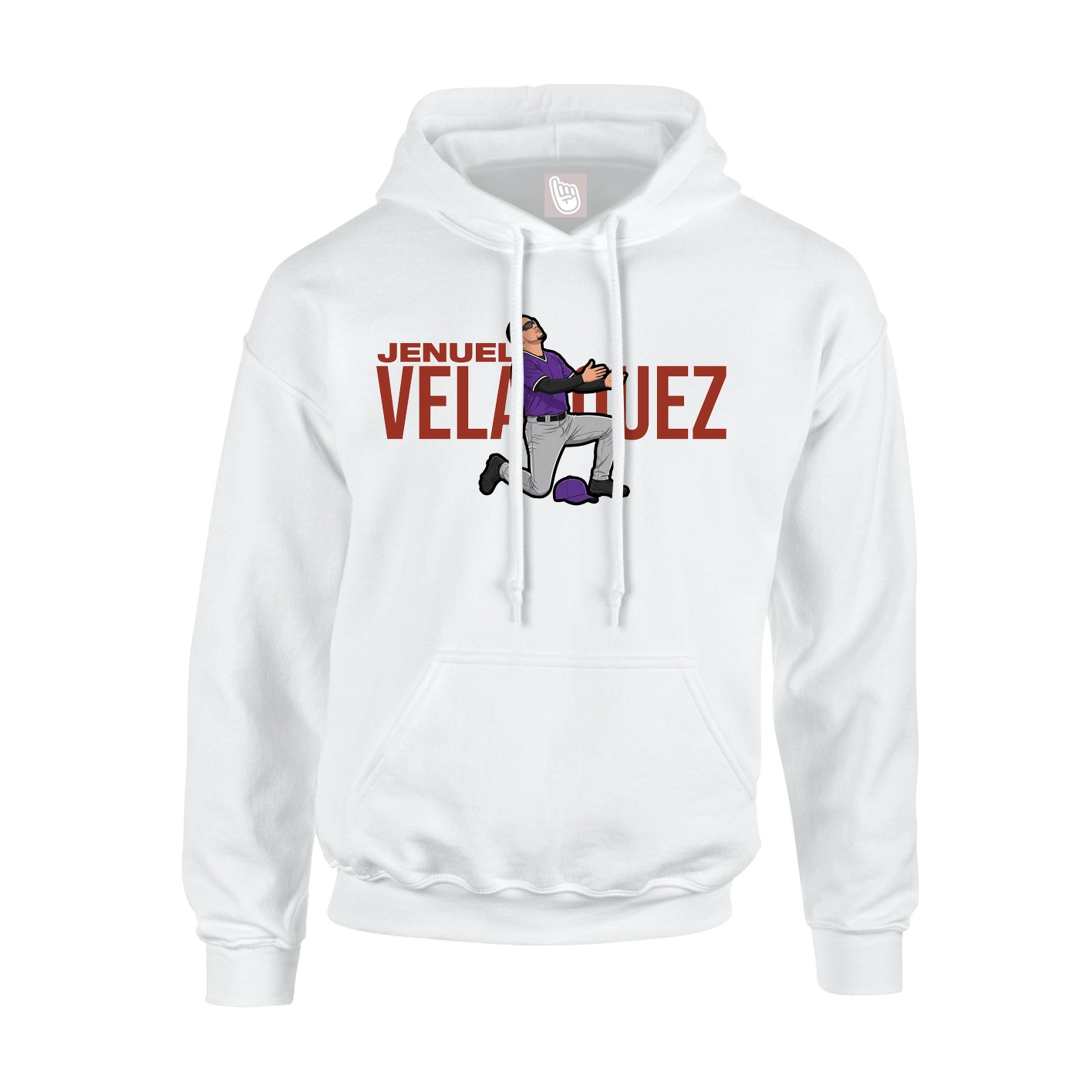 Hoodie — Player Name in White
