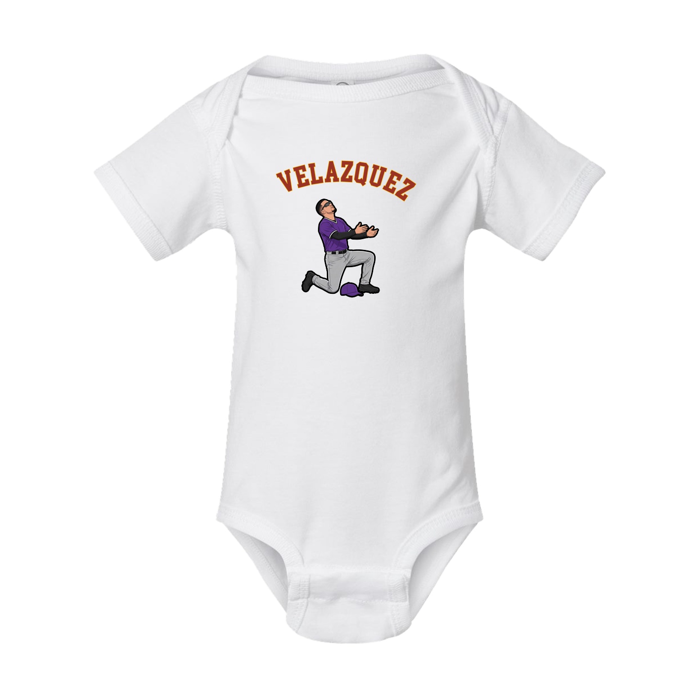Baby Onesie — Shirsey Arch in White