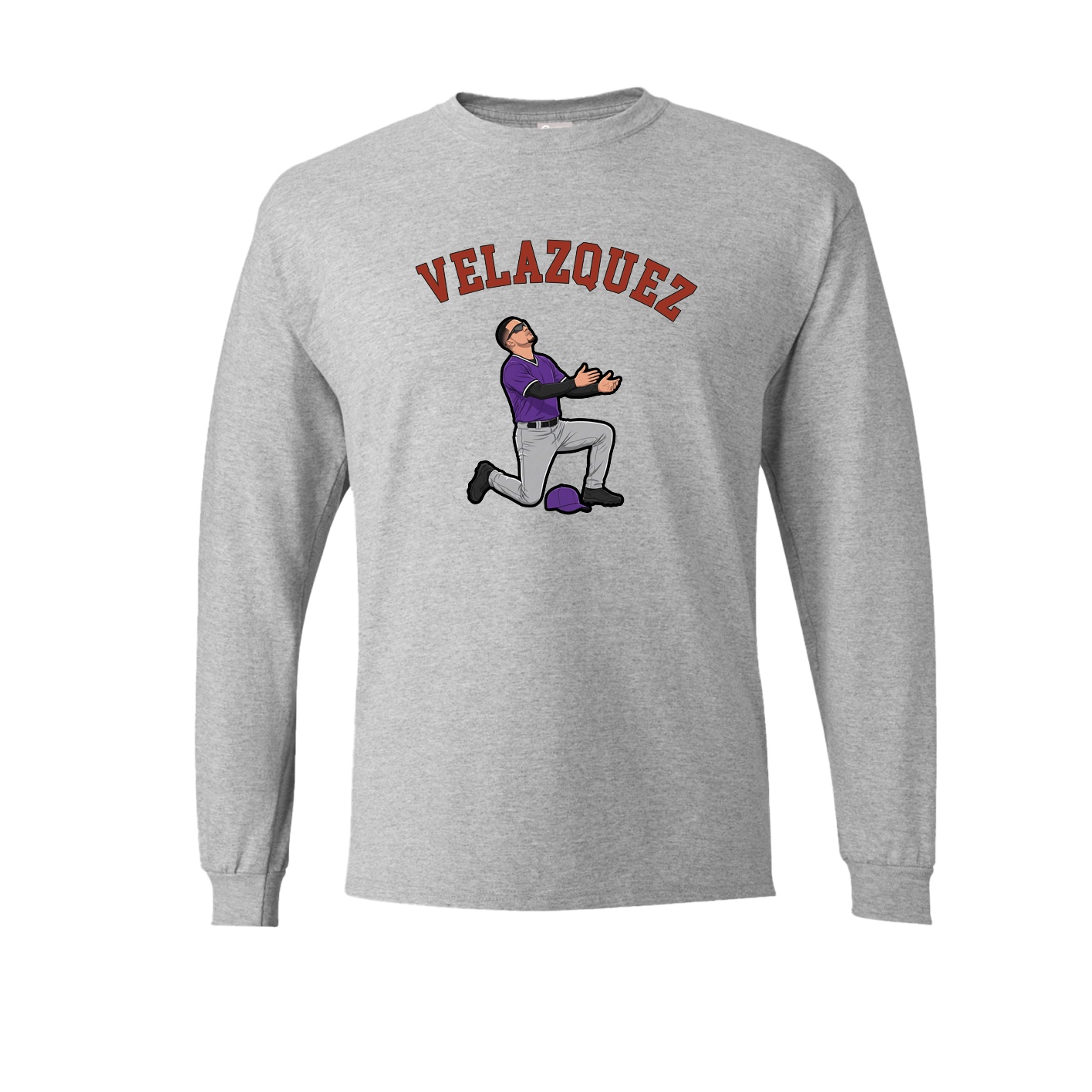 Long Sleeve Tee — Shirsey Arch in Grey