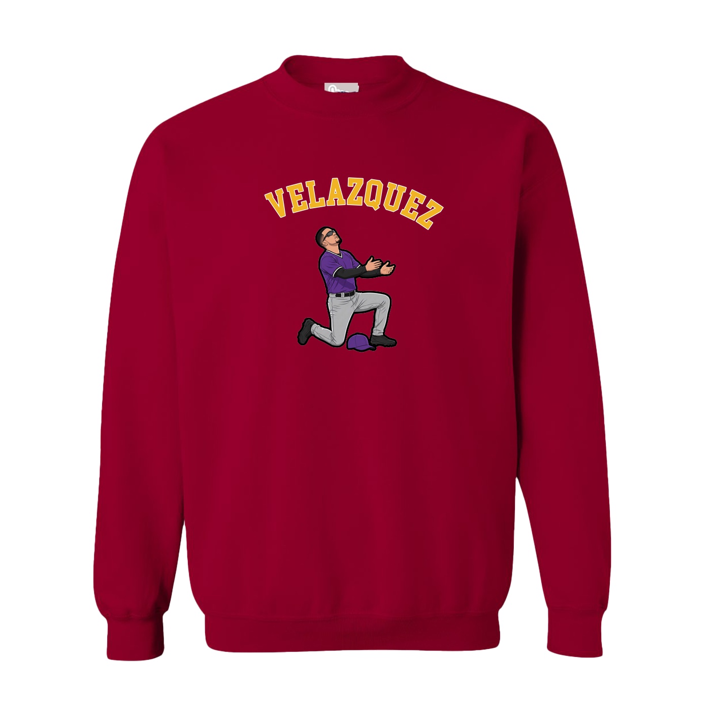 Fleece Crew — Shirsey Arch in Cardinal