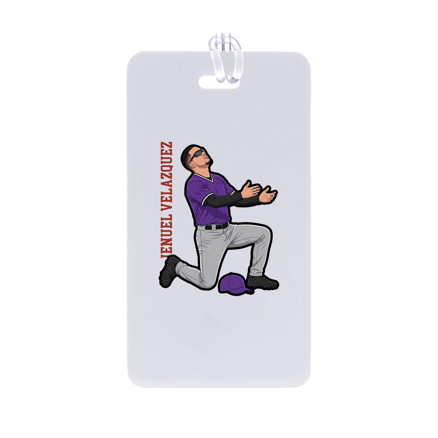 Bag Tag — Name Vertical in Classic