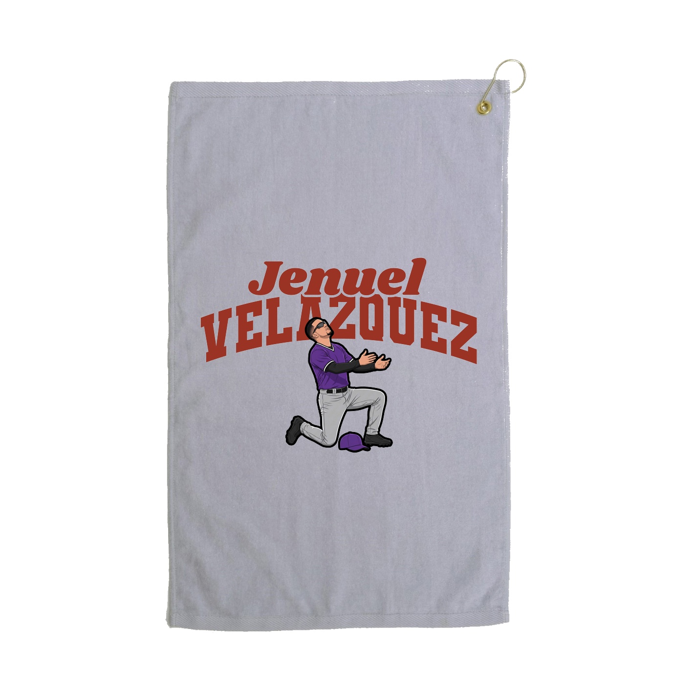 Golf Towel — Signature Arch in Grey