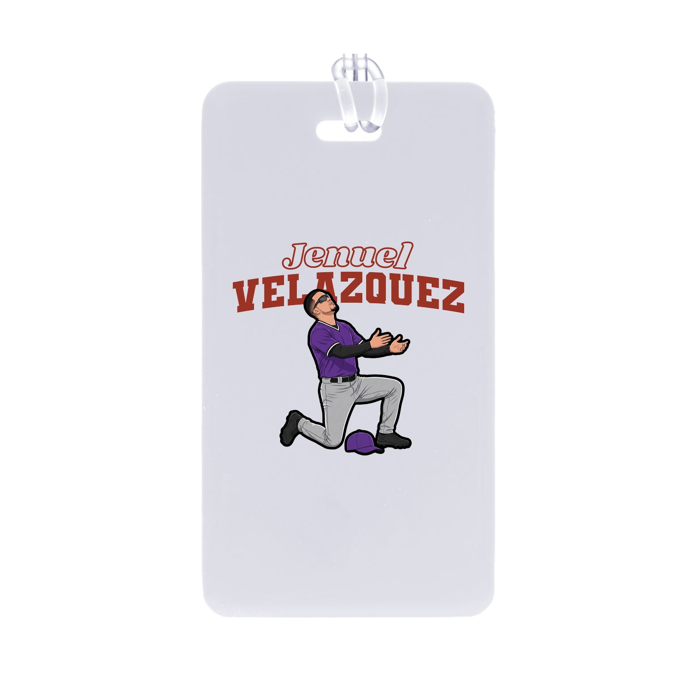 Bag Tag — Name Arch in Classic