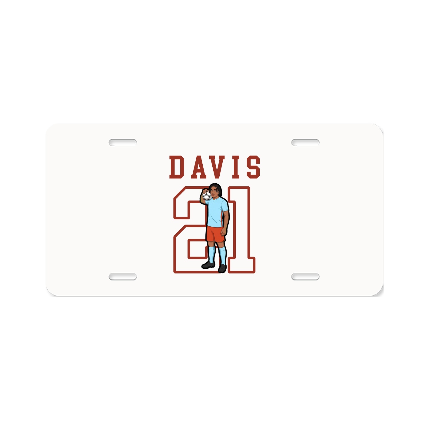License Plate — Shirsey in Classic