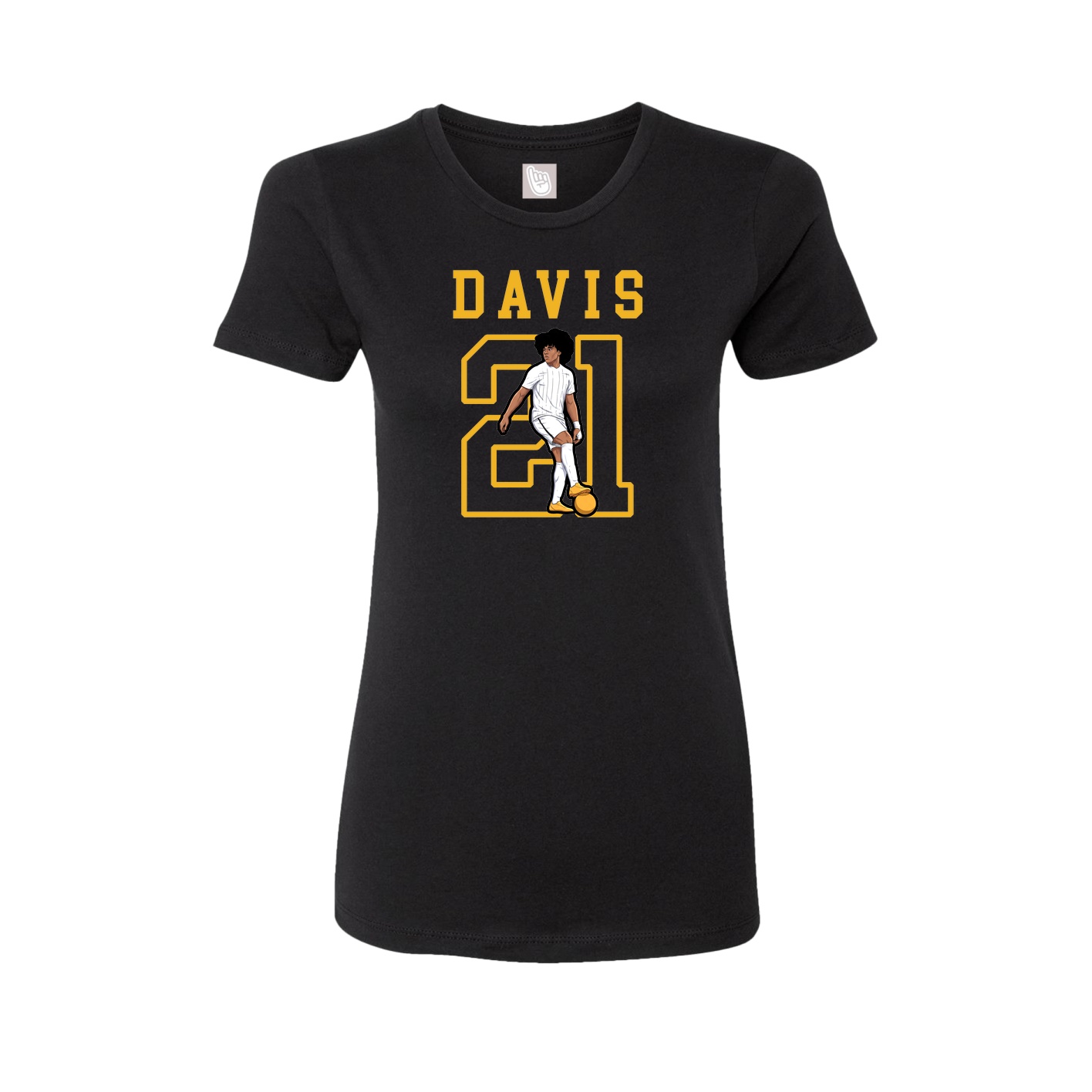 Fitted Women's Tee — Shirsey in Black