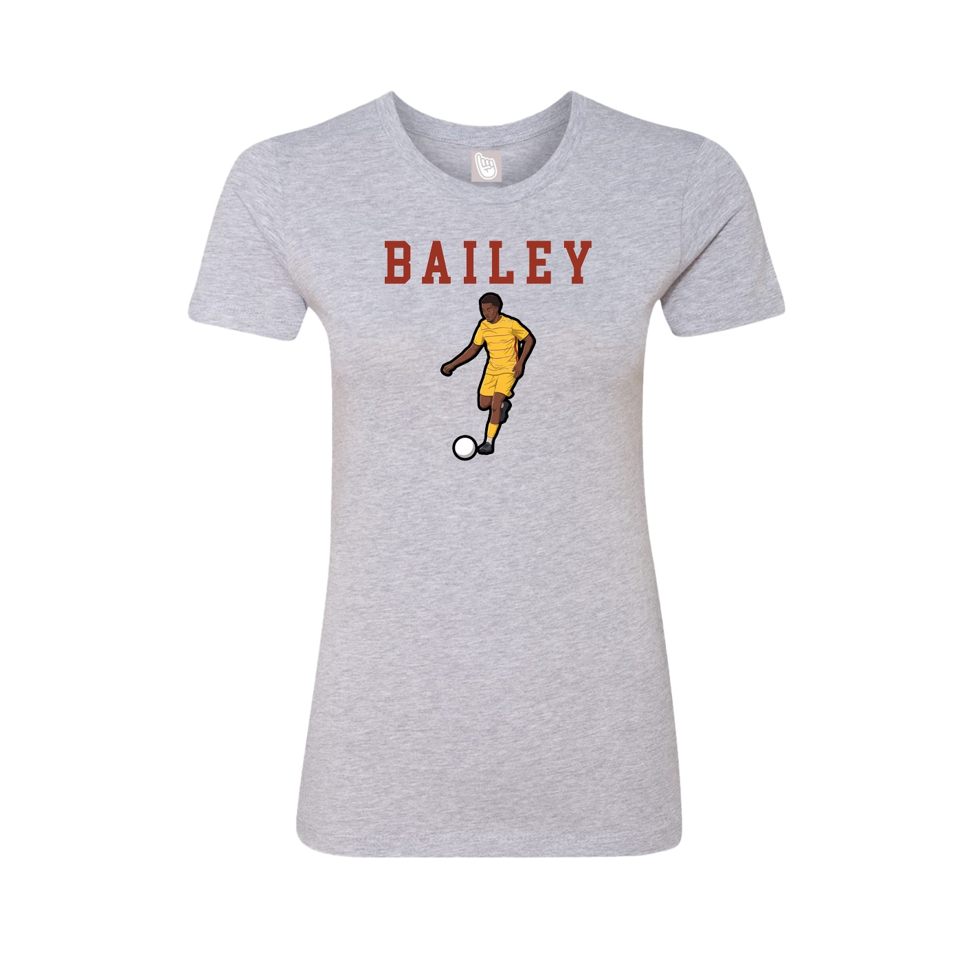 Fitted Women's Tee — Shirsey in Grey