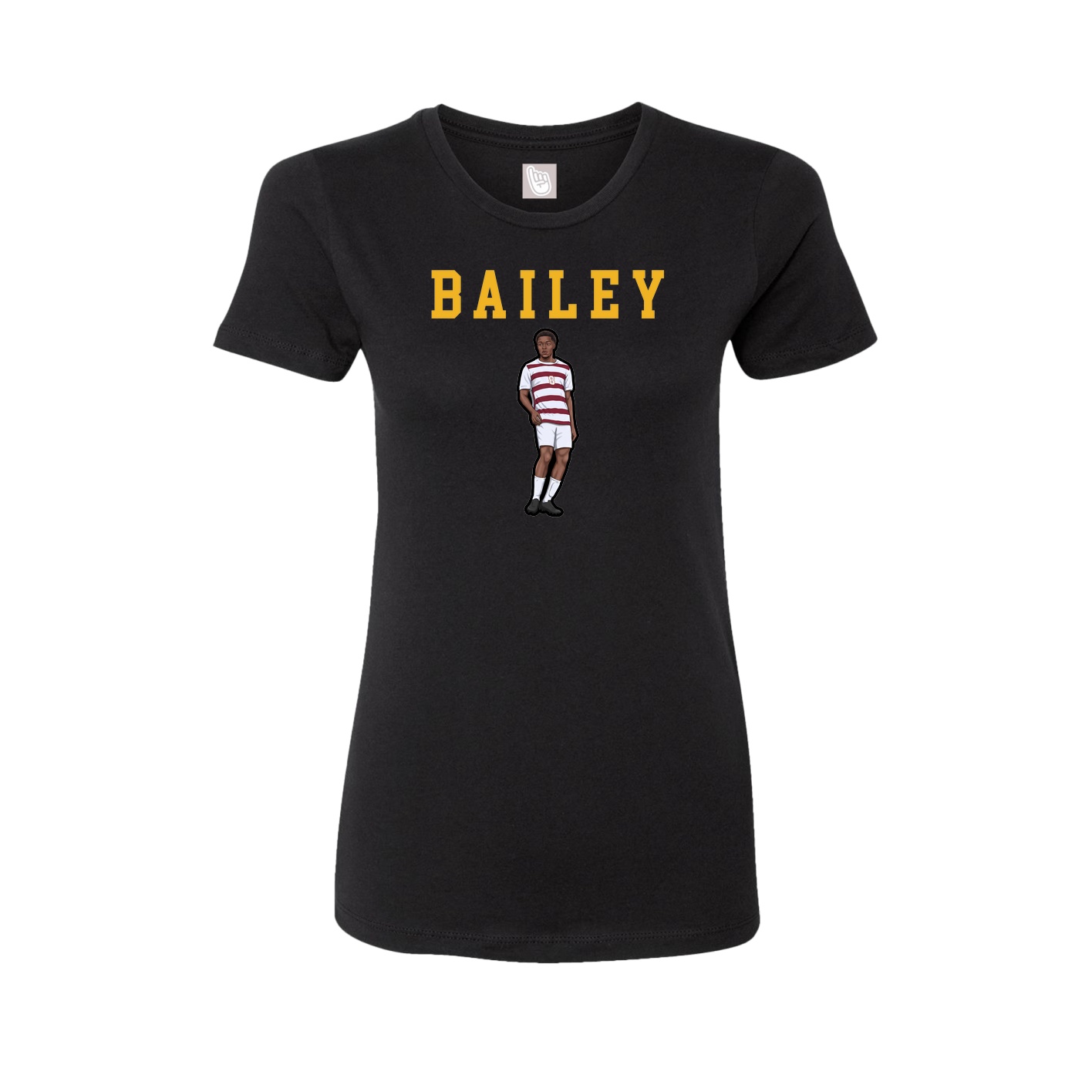 Fitted Women's Tee — Shirsey in Black