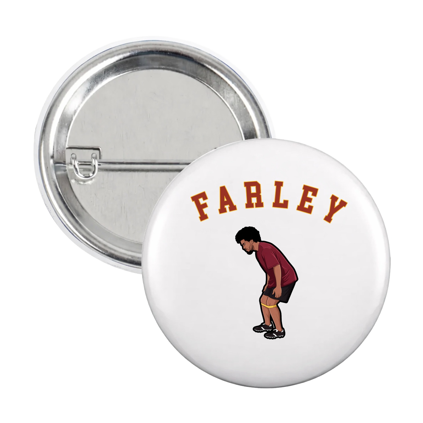 Game Day Button — Shirsey Arch in White