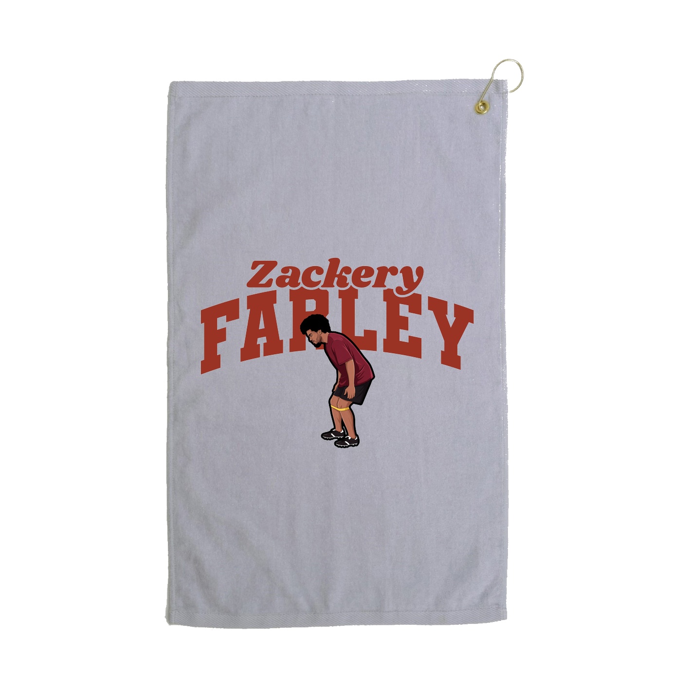 Golf Towel — Signature Arch in Grey