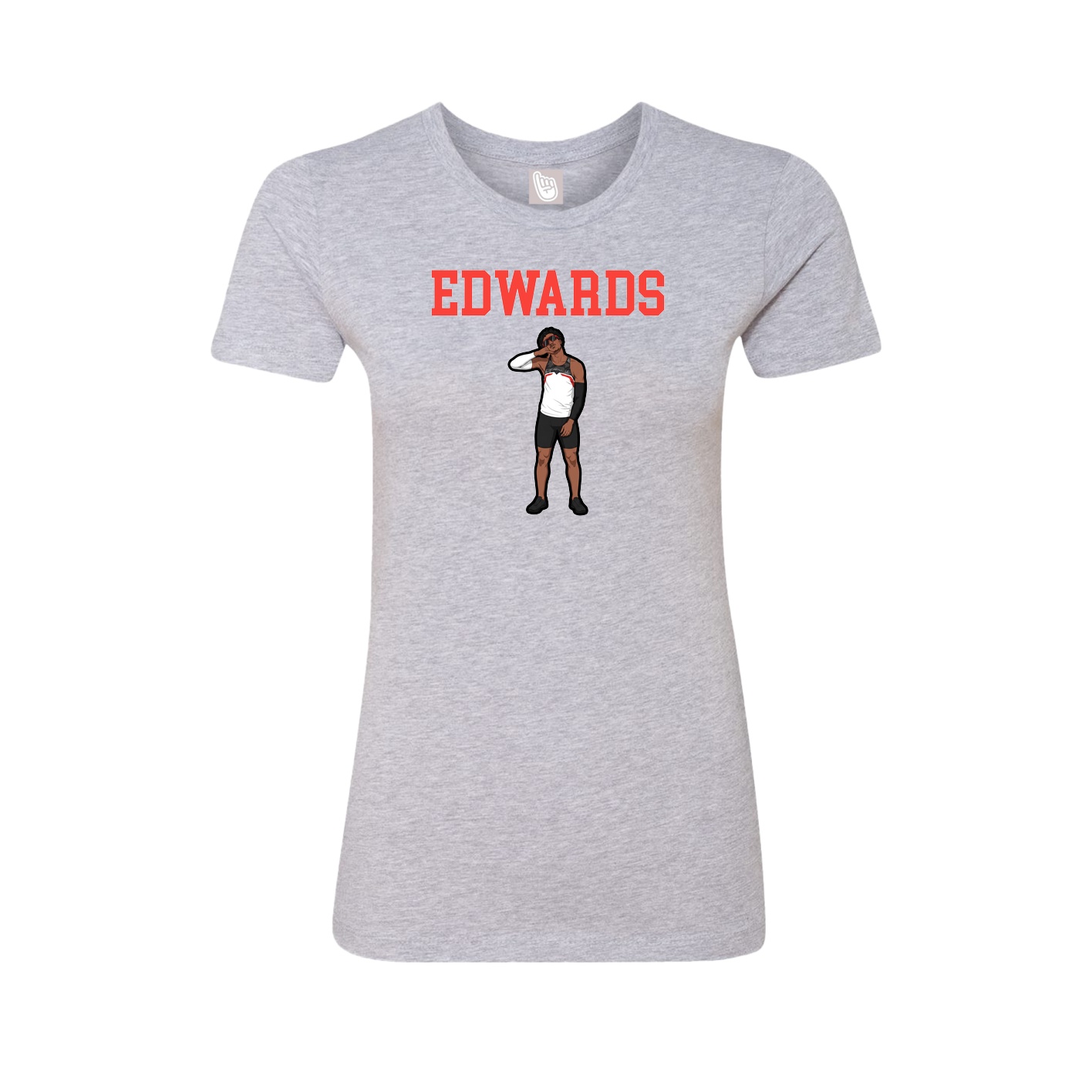 Fitted Women's Tee — Shirsey in Grey