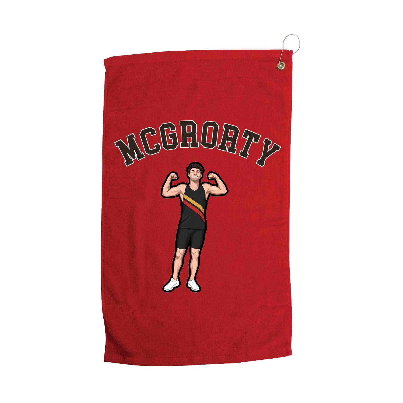 Golf Towel — Shirsey Arch in Red
