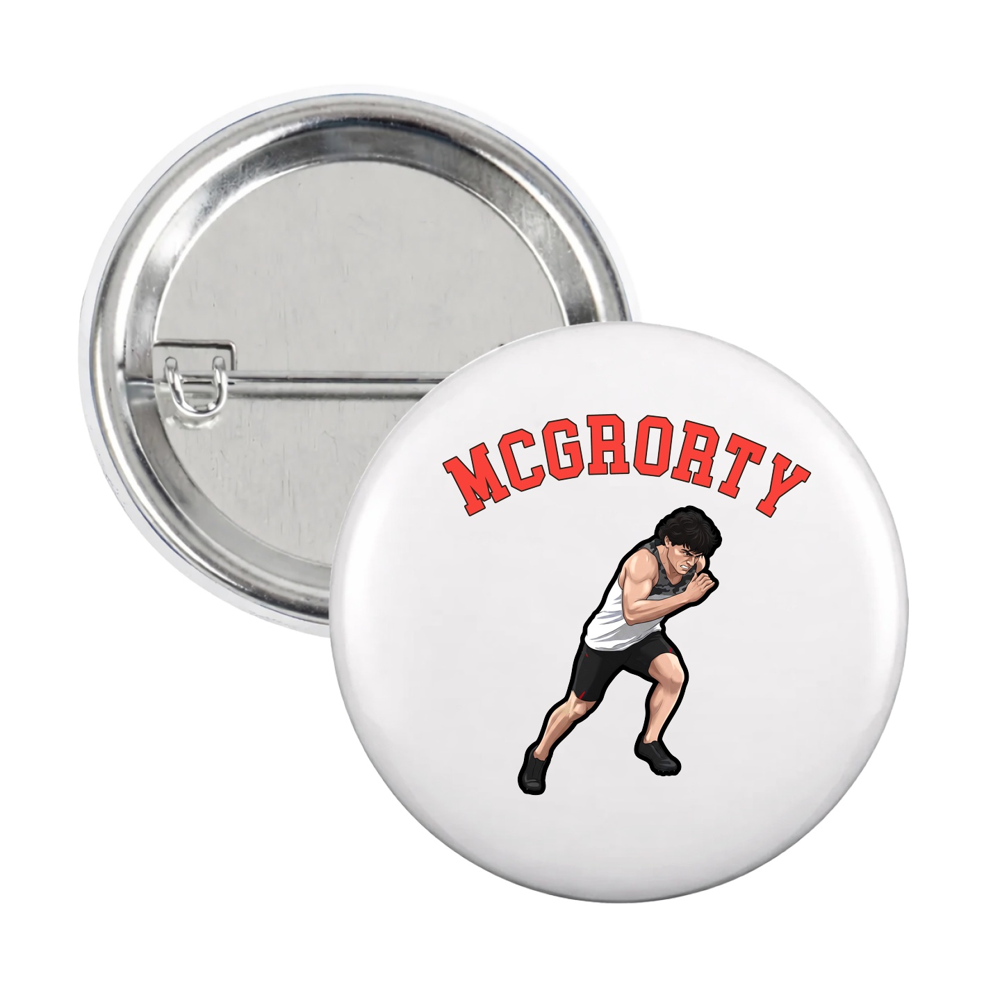 Game Day Button — Shirsey Arch in White
