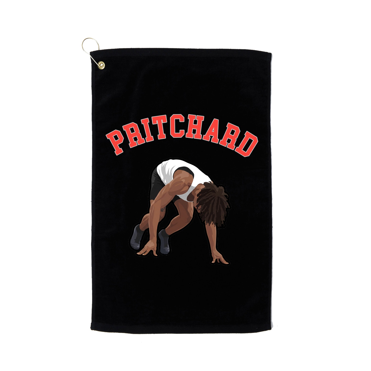 Golf Towel — Shirsey Arch in Black