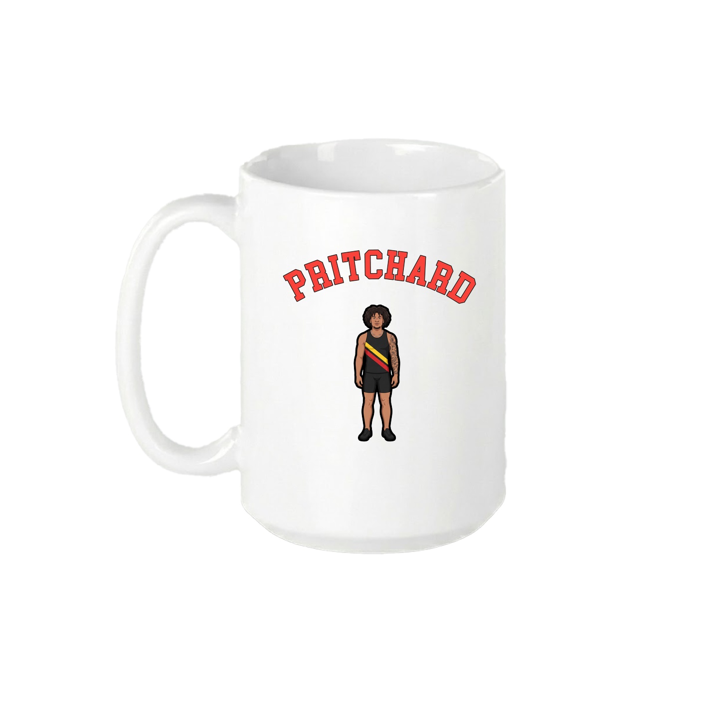 15oz Coffee Mug — Shirsey Arch in White