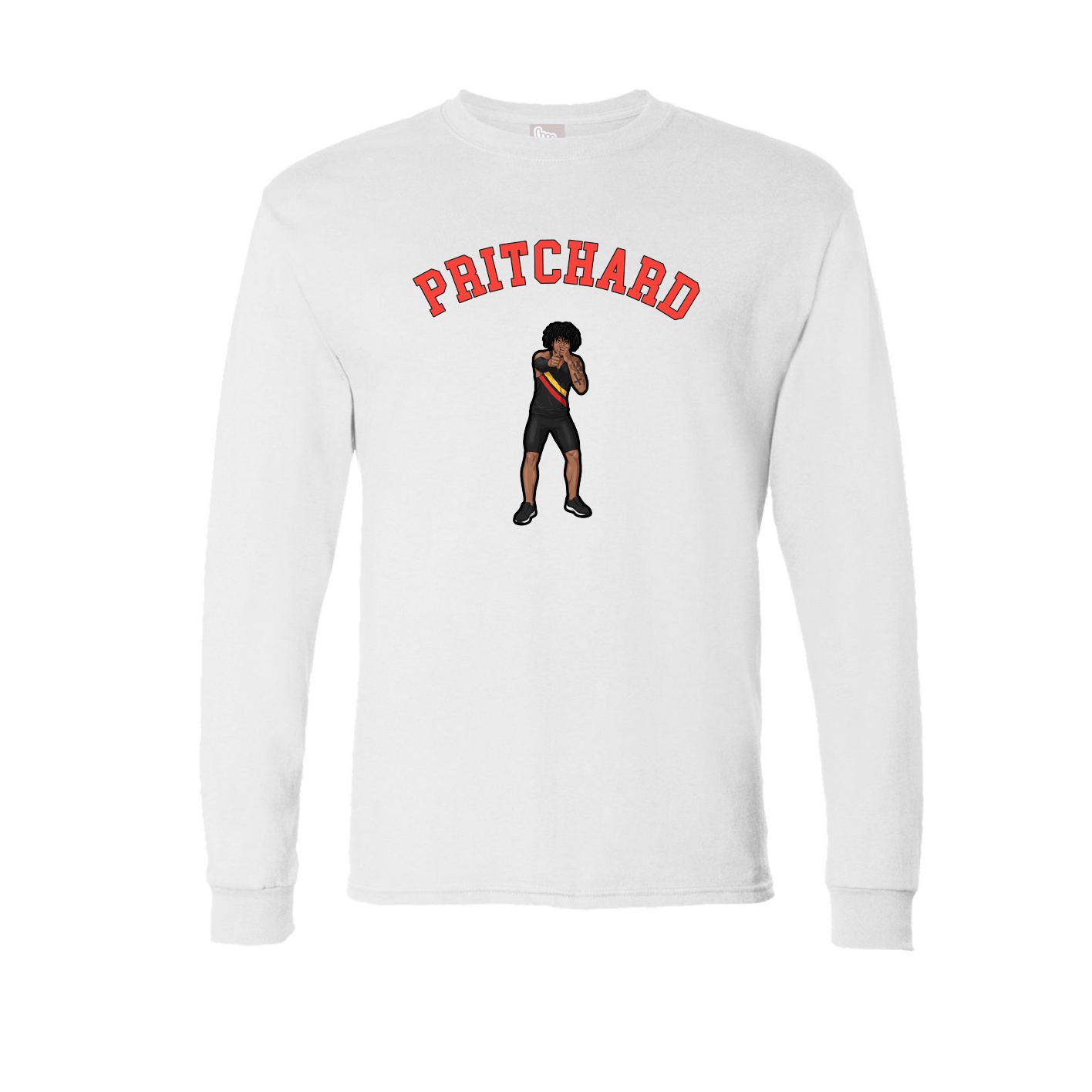 Long Sleeve Tee — Shirsey Arch in White