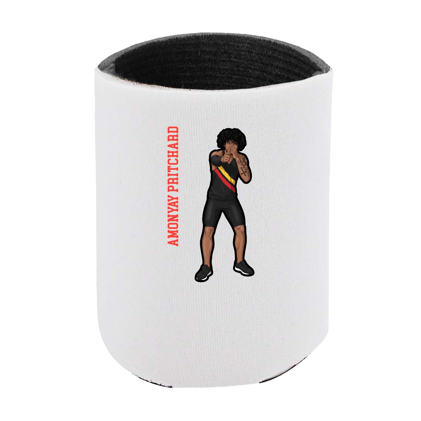 Can Holder — Name Vertical in White