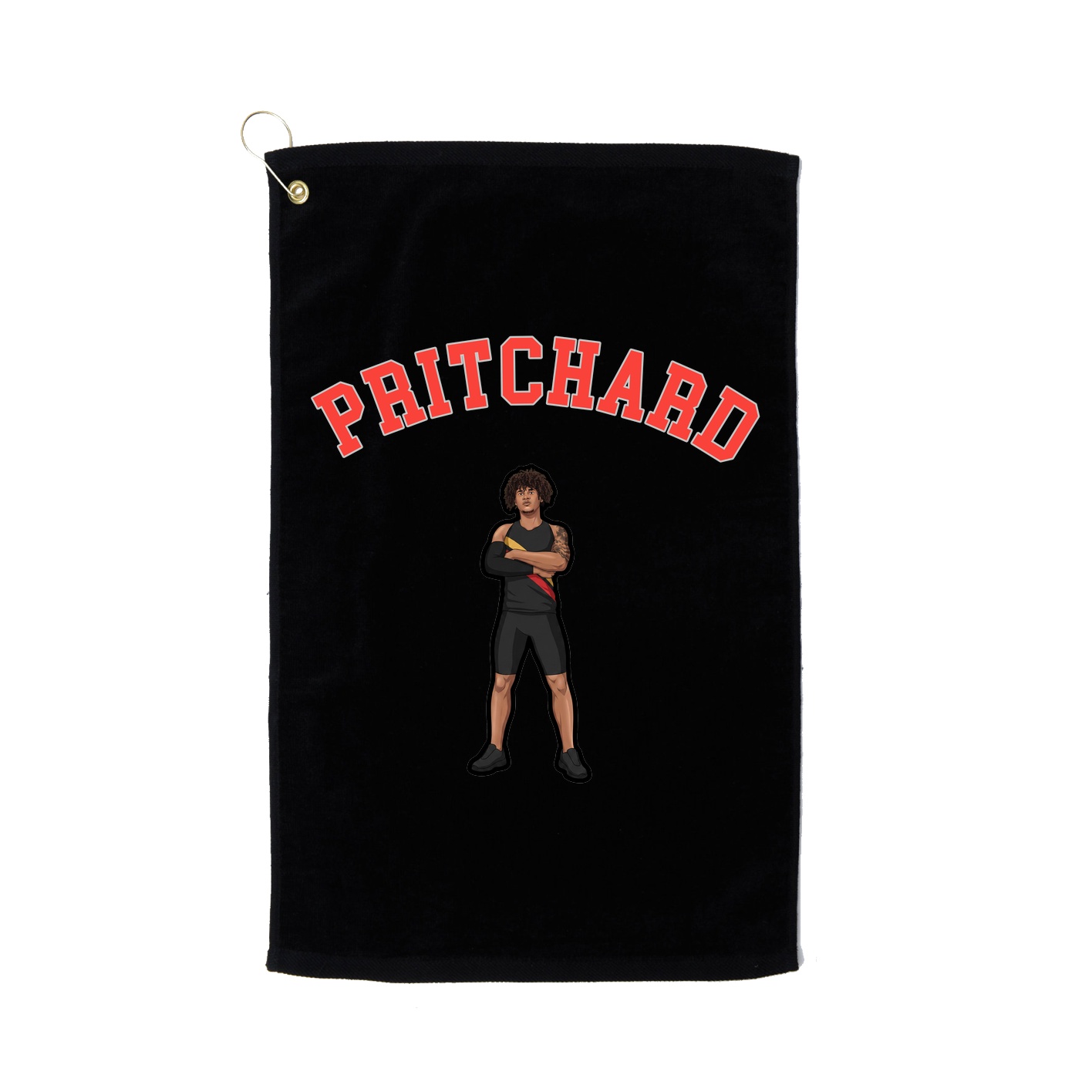 Golf Towel — Shirsey Arch in Black