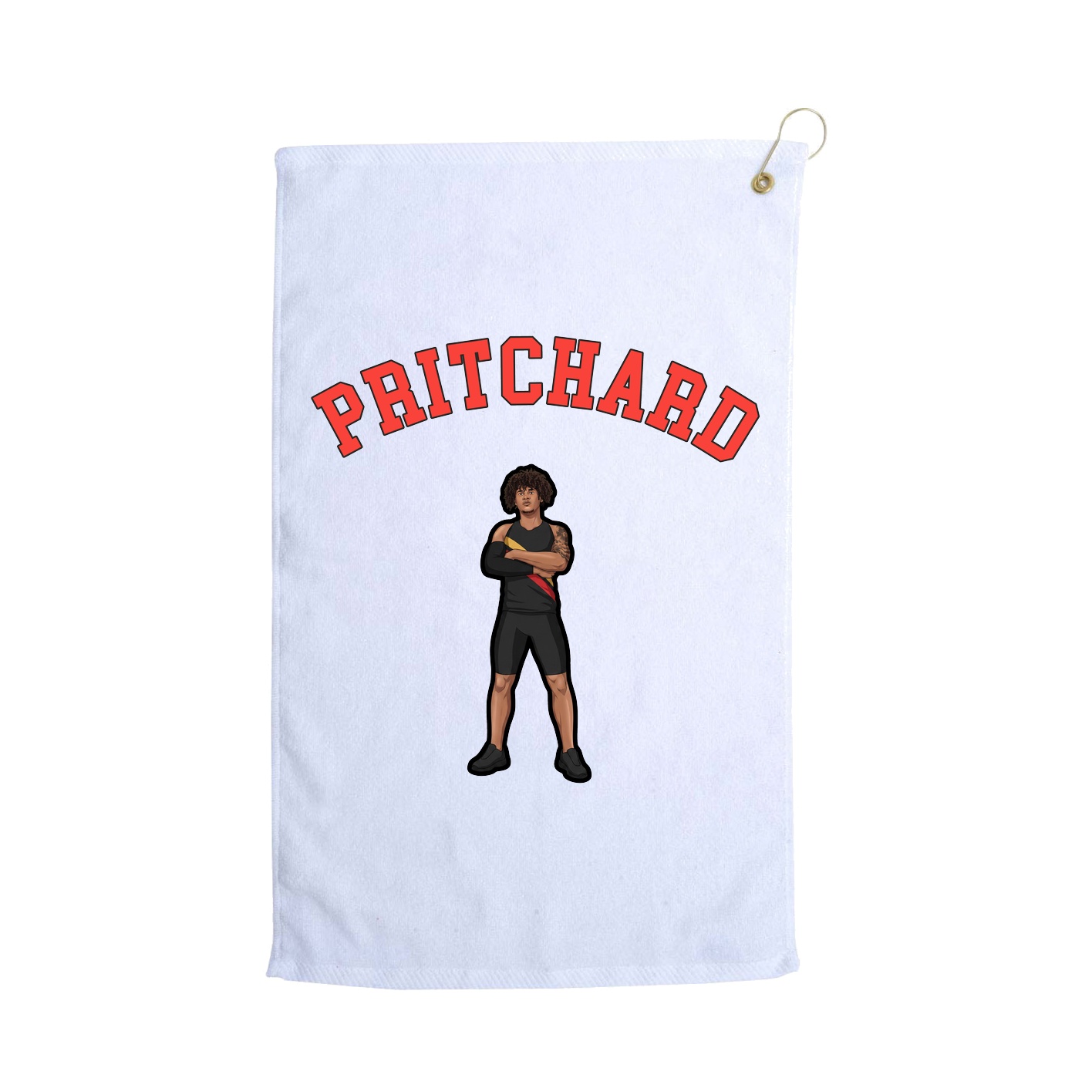 Golf Towel — Shirsey Arch in White