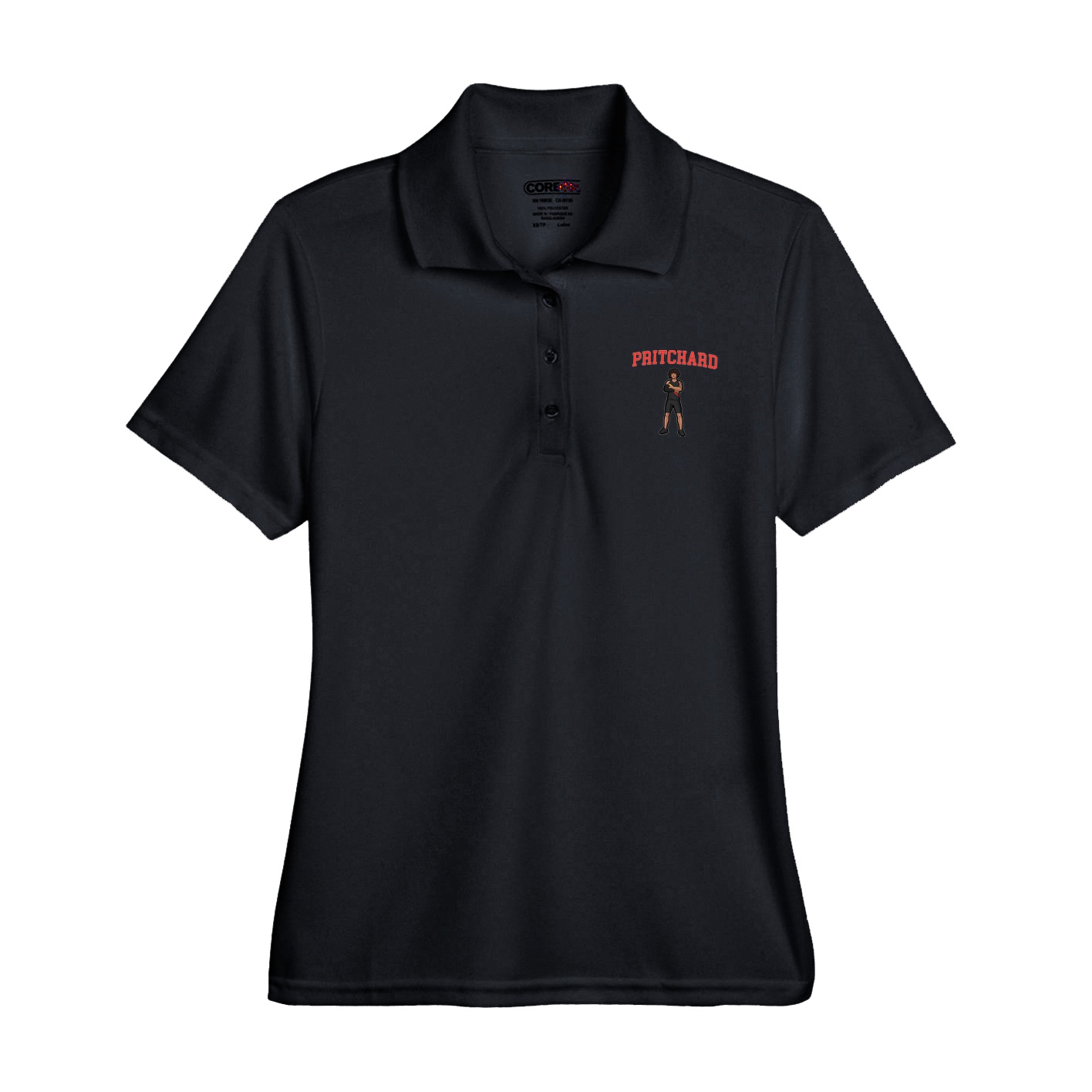 Womens Performance Polo — Shirsey in Black