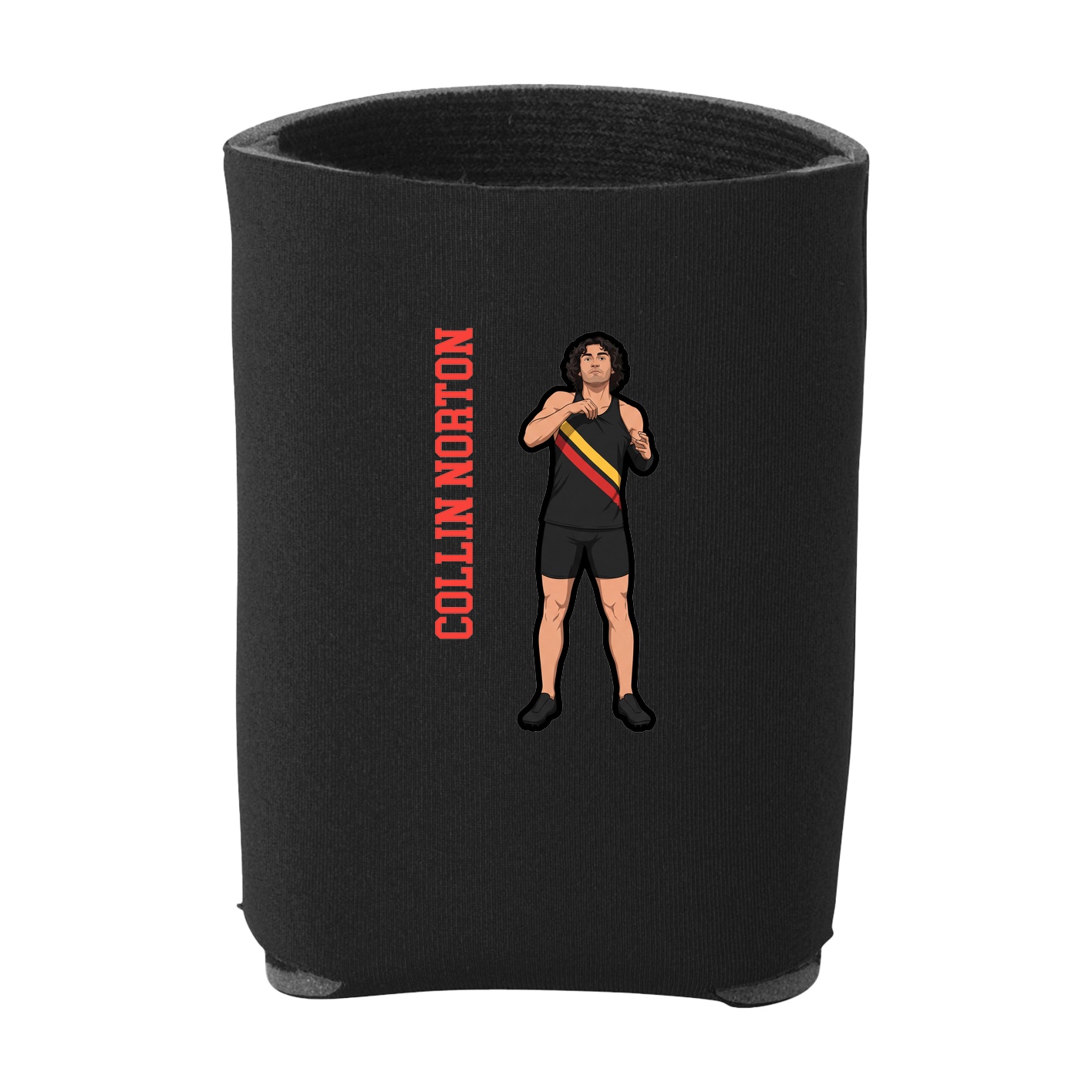 Can Holder — Name Vertical in Black