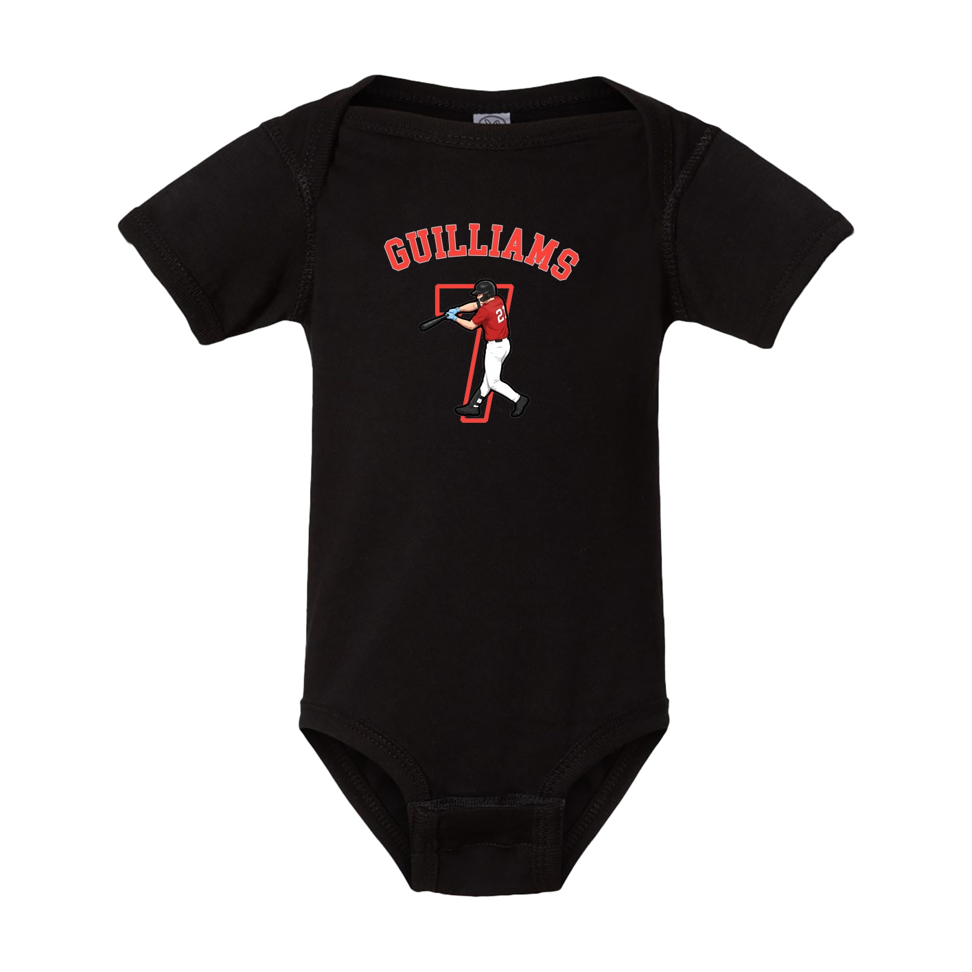Baby Onesie — Shirsey Arch in Black
