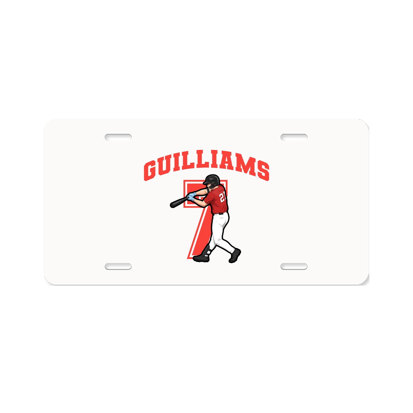 License Plate — Number in Classic