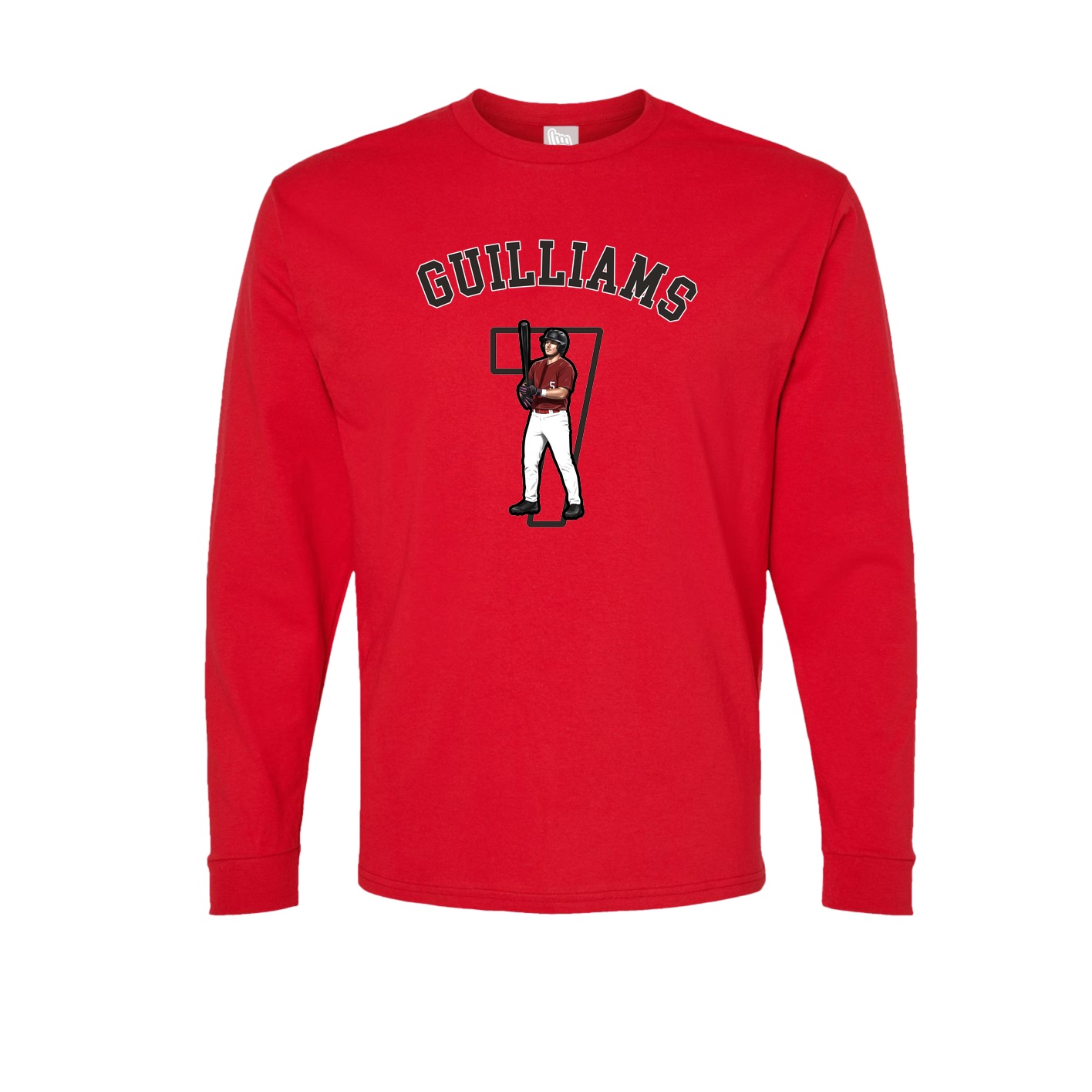 Long Sleeve Tee — Shirsey Arch in Red