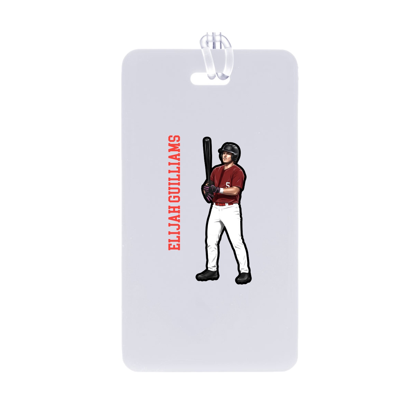 Bag Tag — Name Vertical in Classic