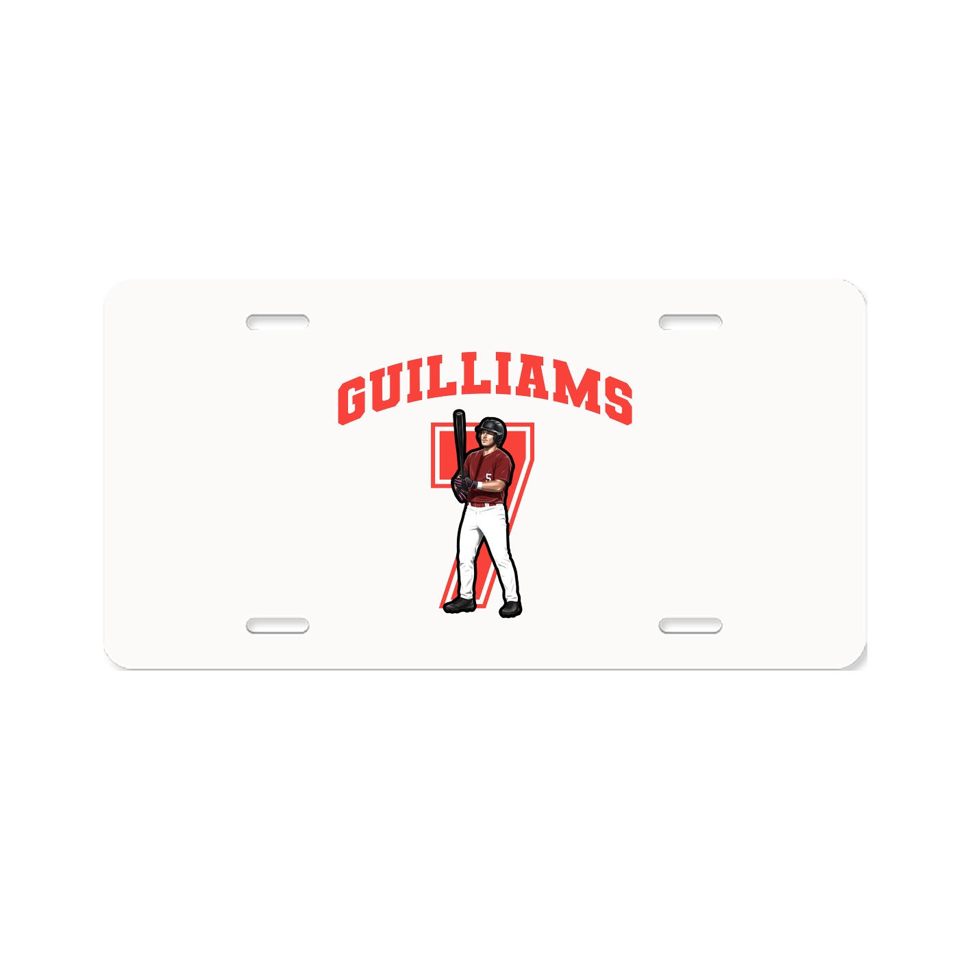 License Plate — Number in Classic