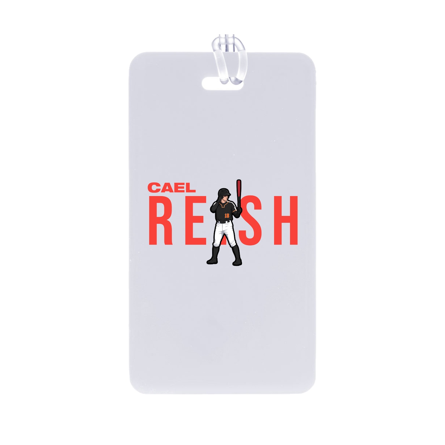 Bag Tag — Player Name in Classic