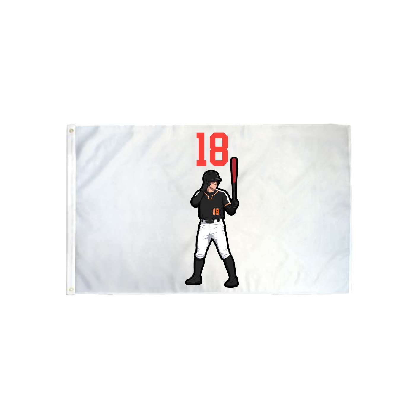 3x5 Flag — Number Top in Classic